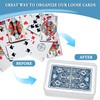 Clear Plastic Playing Card Deck Cases, 8Pcs Plastic Playing Card