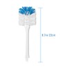 Bottle Brush Replacement Head with Dual Function Bristles for YeuDeuy