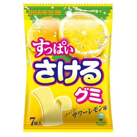 UHA Mikakuto Sour Gummies, Sour Lemon, 7 Sheets x 10 Bags