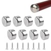 UFURMATE Handrail End Cap, 8PCS Stainless Steel Round Handrail End