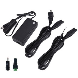 Low Voltage LED Power Supply, UL Listed Low Voltage LED Power Adapter, 90-240VAC to 12DC for LED Light, Strip Light, Cabinet Lights (24W 12V 2A)