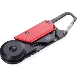 TROIKA Unisex – Adult's Egon Mini Tool, Red/Black, 86 x 25 x 10 mm