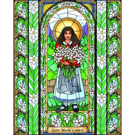 Trinity Stores Religious Art Giclee Print - 8x10 St. Maria Goretti by Brenda Nippert