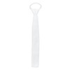 White Polyester Equestrian Necktie Stock Tie Unisex Male Female Horse
