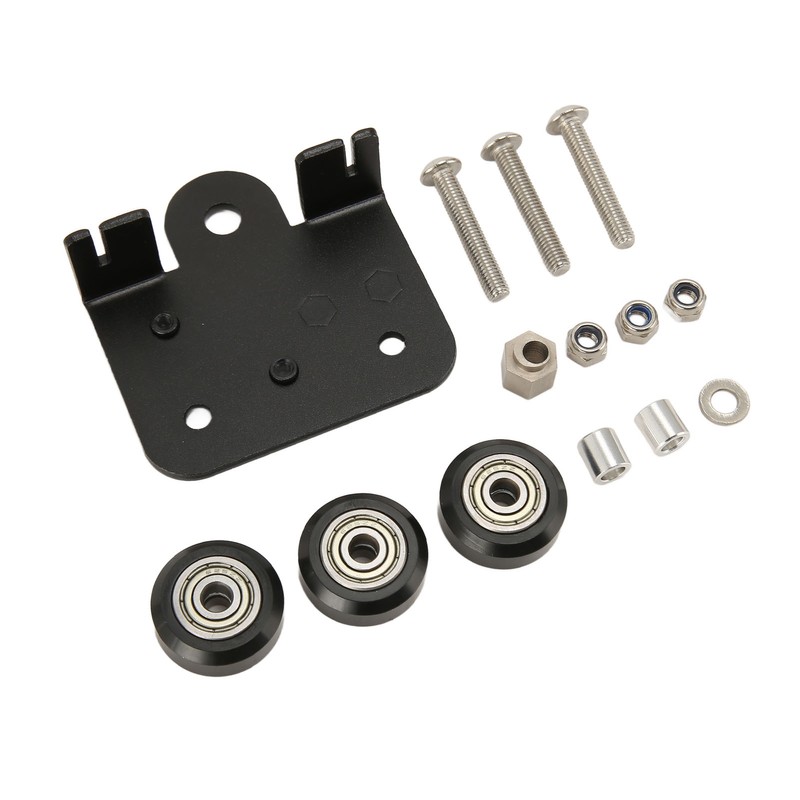 3D Extruder Back Support Plate with Pulley Extruding Backplate for