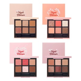 ETUDE Heart Play Color Eyes Dry Blossom Eye Shadow Palette, Eye Shadow, 0.02 oz (0.6 g) (x 6)