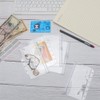 12PCS A7 Binder Pockets Clear Zipper Binder Pockets 6 Holes