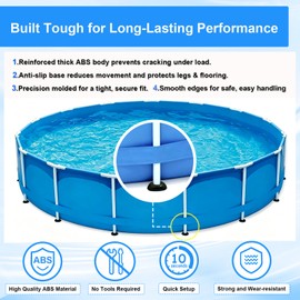 Above-Ground Pool Leg Cap for Bestway 16/18Ft x48In Steel Pro MAX & Power