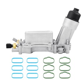 926-876 926-959 Aluminum Engine Oil Cooler And Oil Filter Housing Adapter,Compatible With 2011-2016 Chrysler 200 300, Dodge Charger, Grand Cherokee, Wrangler 3.6L V6 Engine,Replaces# 68105583AF