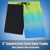 QRANSS Mens Swimming Trunks Size 32-34 Quick Dry 4 Way