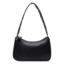 Suillty Women Vintage Underarm Shoulder Bag PU Leather Small Tote Wallet Handbag Clutch Purse