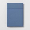 Ultra Soft 100% Cotton Blue Flat Sheet 300 Thread Count