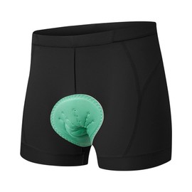 ZesiikLvie Cycling Underwear Men Mountain Bike Liner Mens Biking Shorts with Padding 3D GEL Breathable Quick Dry Black