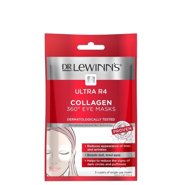 Dr LeWinns Ultra R4 Collagen 360° Eye Masks - 3 Masks