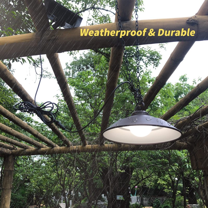 Involux Solar Pendant Light with Remote Control, 300LM Dusk to