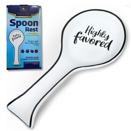 Delol Spoon Rest for Stove Top and Kitchen Counters. Great for Kitchen Utensils like Spatulas, Spoons, and Ladles. Easy to Clean. (Highly Favored)