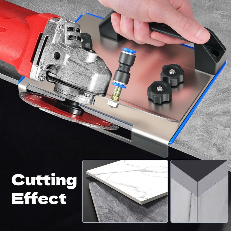 45° Tile Chamfering Tool with 4Pcs Diamond Saw Blades, Angle
