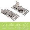 UFURMATE 45 Degree Pivot Hinge, 2 Pack Metal Tip-Out Tray