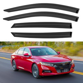 Window Visors Rain Guards for 2018-2023 Honda Accord, Out-Channel Window Vent Wind Deflectors Visors Shades for 18-23 Accord 19 20 21 22