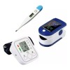 Pulsovital Aparato Para Checar La Presion Kit Termometro Y Oximetro