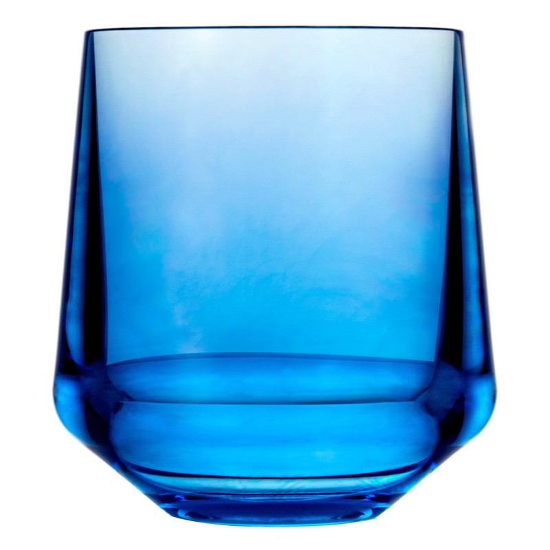 Drinique Stemless Unbreakable Tritan Wine Glasses, 12 oz (Set of