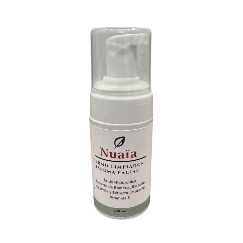 Dermolimpiador espuma facial 130ml Nuaïa