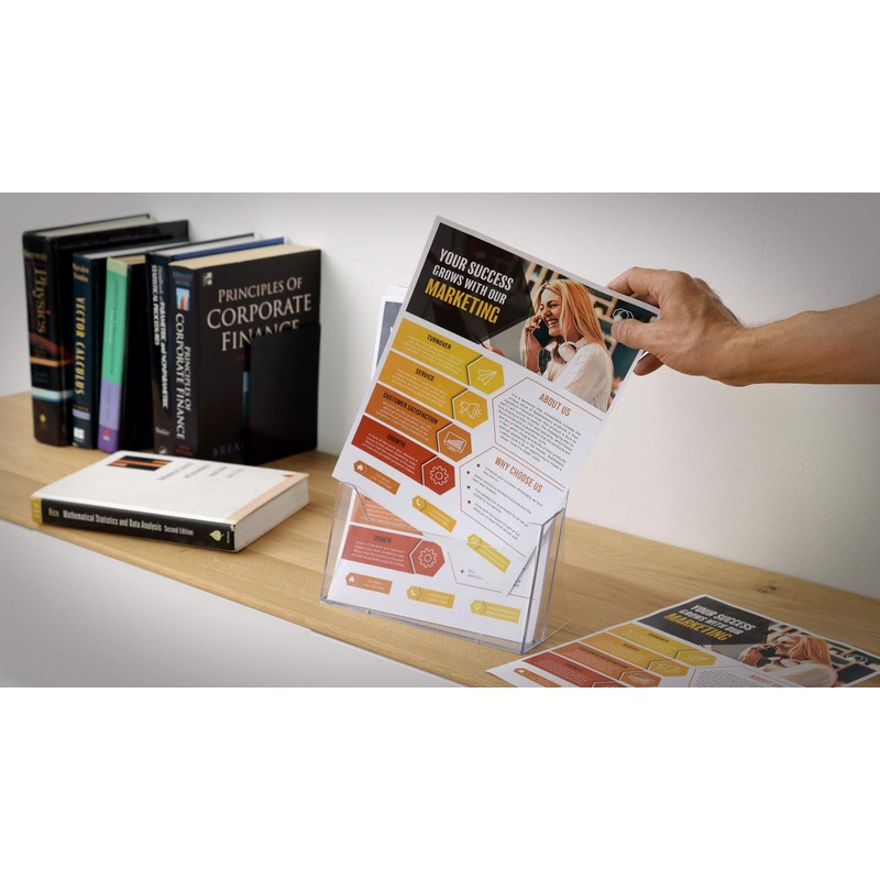 OPUS 2 Leaflet & Brochure Holder | For A4 Size