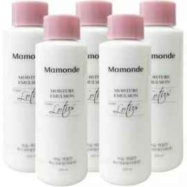 Mamonde 마몽드 모이스처 에멀전 320ml x 5개 대용량 화장품 여성용 스킨로션 [마몽드 모이스처 에멀전 320ml x 5개] Mamonde Moisture Emulsion 320ml x 5 Large Size Cosmetics for Women Skin Lotion [Mamonde Moisture Emulsion 320ml x 5]