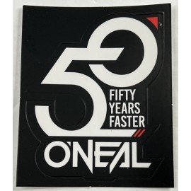 O’Neal O'Neal 50 Fifty Years Faster logo Dirtbike Motocross BMX Fan sticker Decal