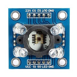tooloflife TCS230 TCS3200 Color Recognition Sensor Module 3V - 5V for MCU Blue/Black