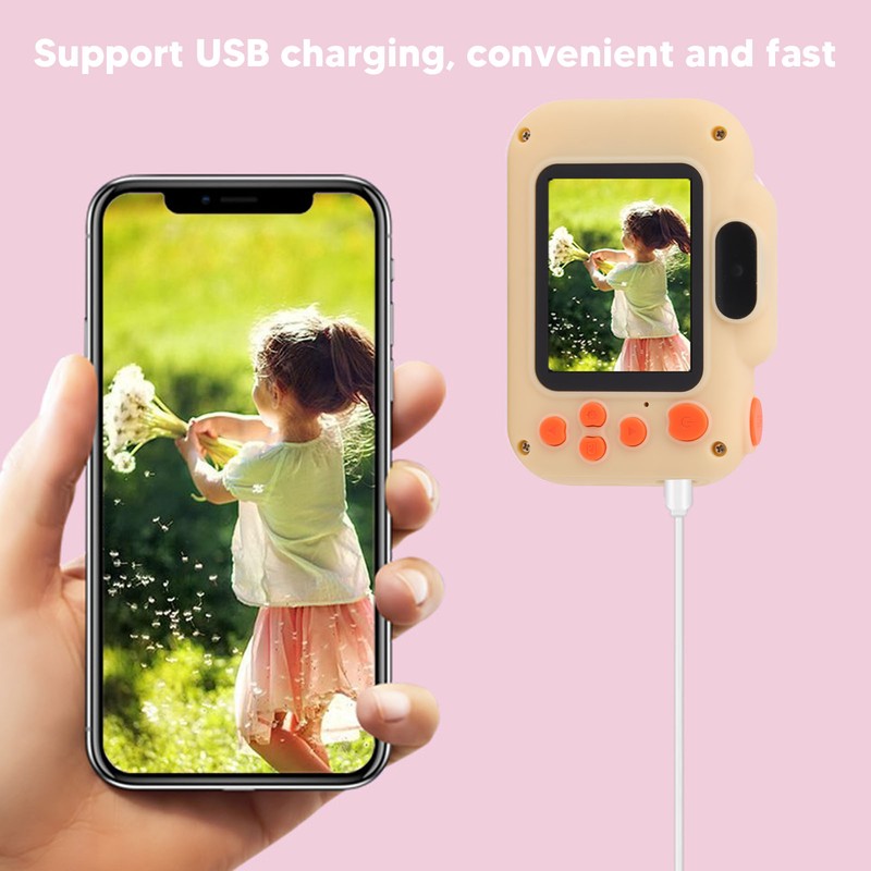 Kids Digital Camera with 32G Card High Definition Dual Lens