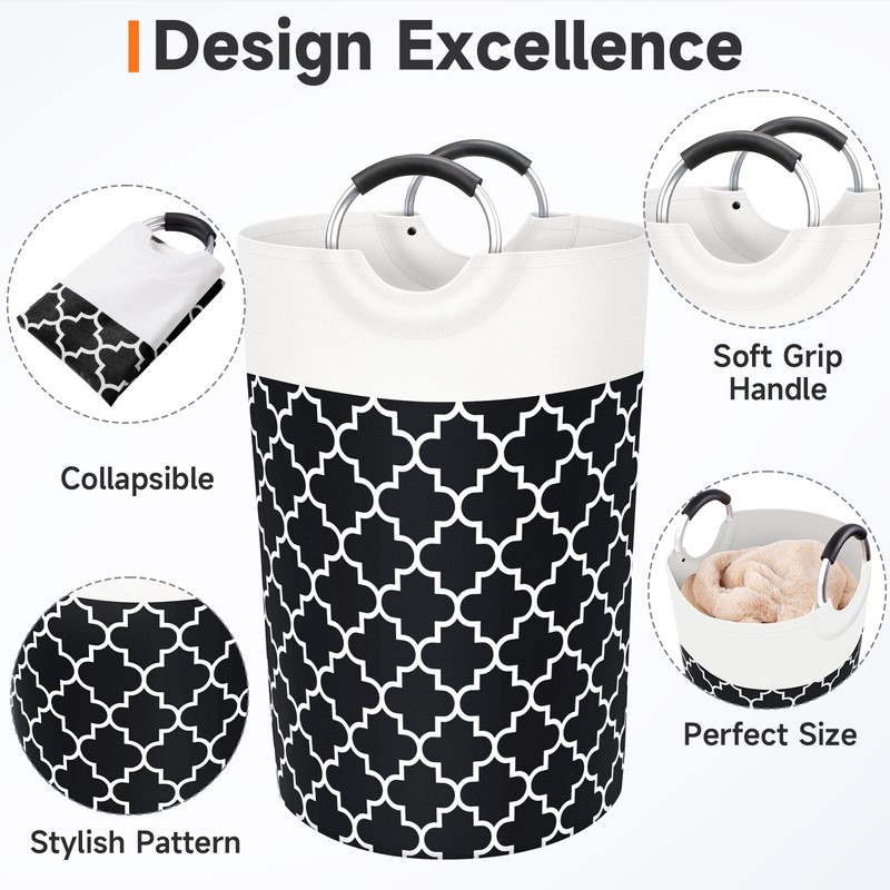Fabspace Large Laundry Basket Laundry Hamper Bag Washing Bin Clothes