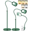 10X Rectangle Magnifying Glass with Light and Stand, 24" Flexible