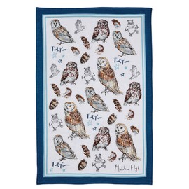 Ulster Weavers Madeleine Floyd Owls Linen Tea Towel