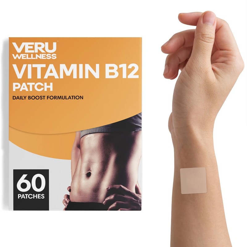 Veru Wellness B12 Energy Patch, Natural Patch B12, Garcinia -