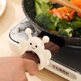 Soporte para espátula, soporte de cuchara de silicona para estufa, parrillas de cocina, soporte para utensilios, liberador de vapor, regalo de cocina, divertido soporte para cuchara para estufa