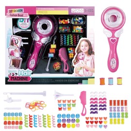 Electric Hair Braid Machine - Electric Braiding Machine | Automatic Hair Braider Tools Kit | Automatic Hair Braider Kit | Easy Multifunctional Beauty Fashion Salon Toy Hair Braider for Kids
