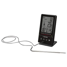 Heston Blumenthal Precision by Salter 540A HBBKCR Premium 5-in-1-Digitalthermometer – Heißluft-Fritteusen-Sonde, Grill, Rösten, Zwei Sensoren, Lebensmittel-/Ofentemperatur, Genauigkeit 0,1 °C
