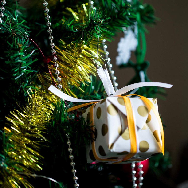 Naler Christmas Bauble Hooks, Tree Decoration Hangers, Christmas Ornament Hooks,