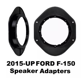 225 Front Door 6.5" Speaker Adapter Spacer Rings For Ford F-150 2015-2019 F-250 350