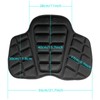 MagiDeal Motorcycle Seat Cushion 3D Air Cushion Shallow Groove Black