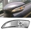 Door Wing Mirror Indicator Lens Clear Fits for Ford Fiesta