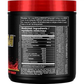 Genérico ALLMAX MusclEAA  9 Aminoácidos Esenciales (EAAs)  7000mg de EAAs  310 g  30 ser  Sin Gluten  Sin Soya (Fruit Punch)                          