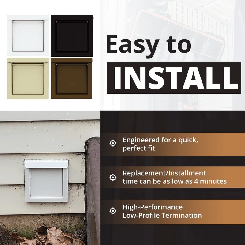 Inovate 6" Wall Caps (Brown)