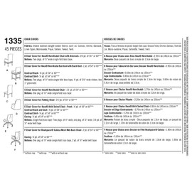 Simplicity Creative Patterns 1335 Chair Covers for Ikea and Realspace Chairs Sewing Patterns, One Size