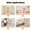 Rotating Bookshelf, Freestanding 360 Display Corner Bookshelf for Small Space,Solid