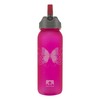 Nathan Flip Straw Pure Bottle, Om Purple Frosted