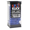 Arctic Hayes SK1PK10 Split Klick Top Hat Washer 10-Pieces, Dark