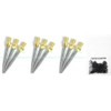 THOR-DARTS 3-6-9-12 Steel Tips for Steel Dart Gold Silver Steel