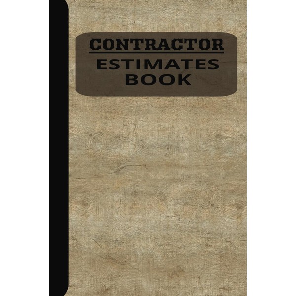 Contractor Estimates Book: 110 Pages of Graph/Notebook Paper for Convenient